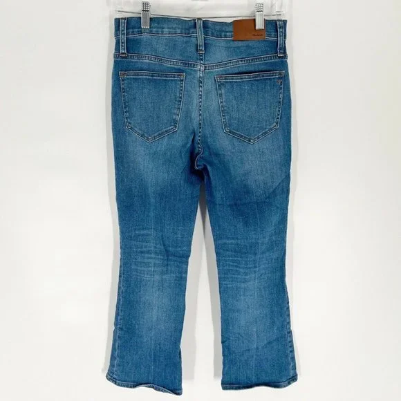 Madewell Cali Demi Boot Jean Fair Trade Sz 27 High Rise Crop Bootcut - Picture 2 of 6